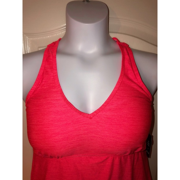 Torrid Coral Racerback Wireless Tankini Top - Picture 6 of 10